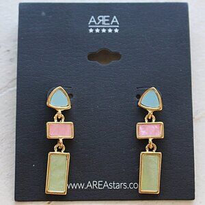 NEW Area Stars - Artisan Inspired Multi-Part Ceramic Dangle Earrings